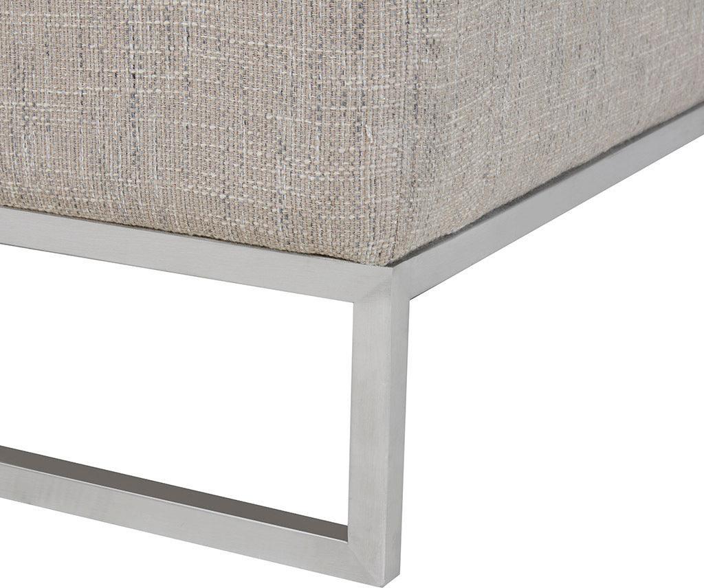 Olliix.com Benches - Crawford Storage Bench Gray