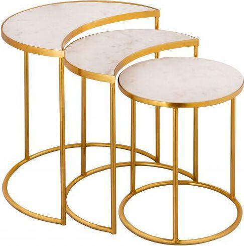 Tov Furniture Side & End Tables - Crescent Nesting Tables