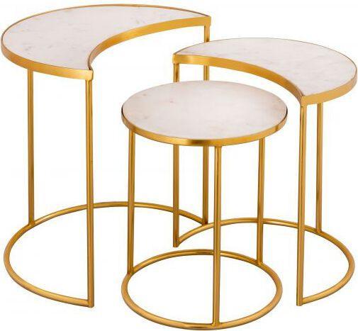 Tov Furniture Side & End Tables - Crescent Nesting Tables