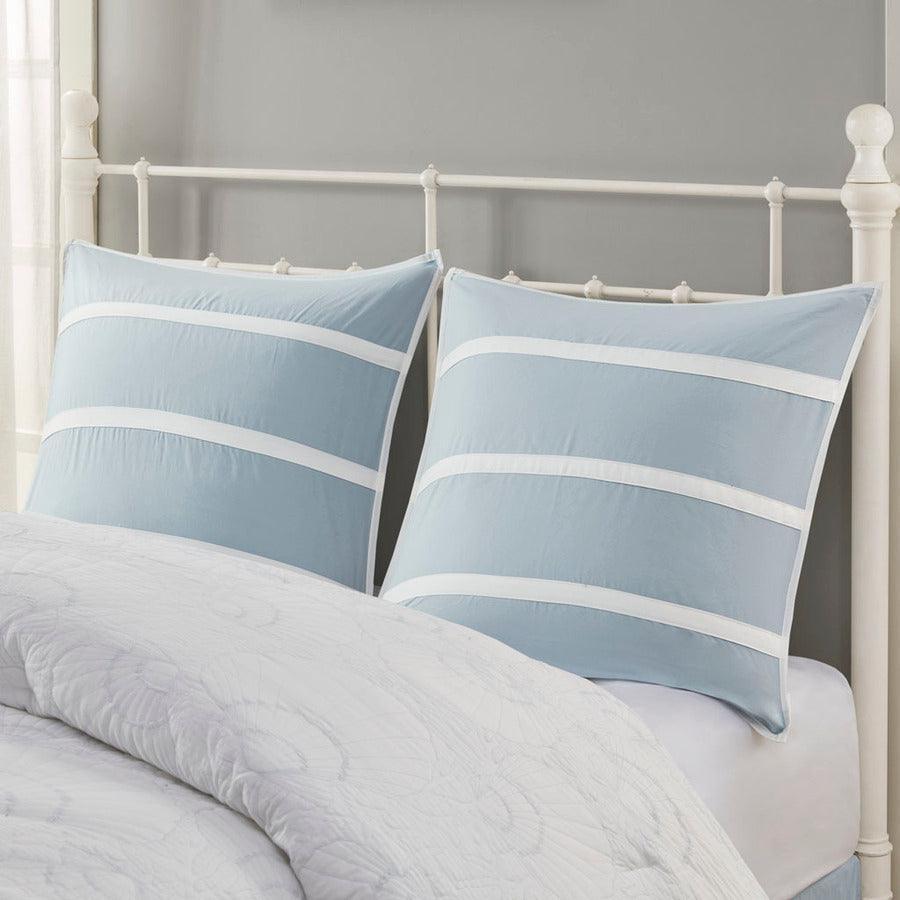 Olliix.com Pillowcases & Shams - Crystal Beach Euro Sham Blue