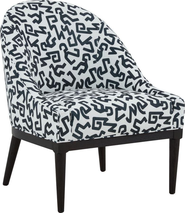 Tov Furniture Accent Chairs - Crystal Velvet Patterned Accent Chair