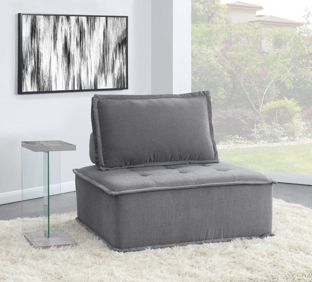 Elements Accent Chairs - Cube Modular Seating Charcoal