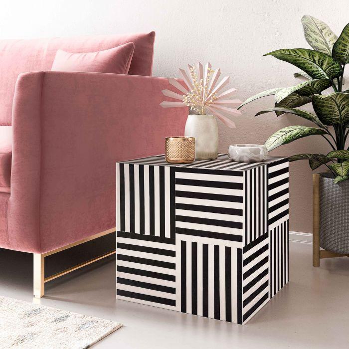 Tov Furniture Side & End Tables - Cube Side Table
