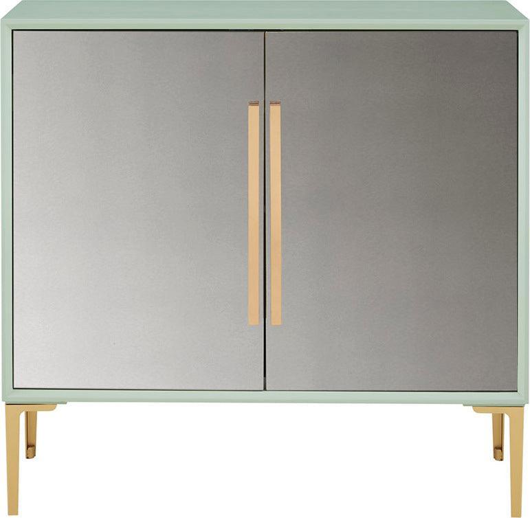 Olliix.com Buffets & Cabinets - Curry 2 Door Accent Cabinet Mint