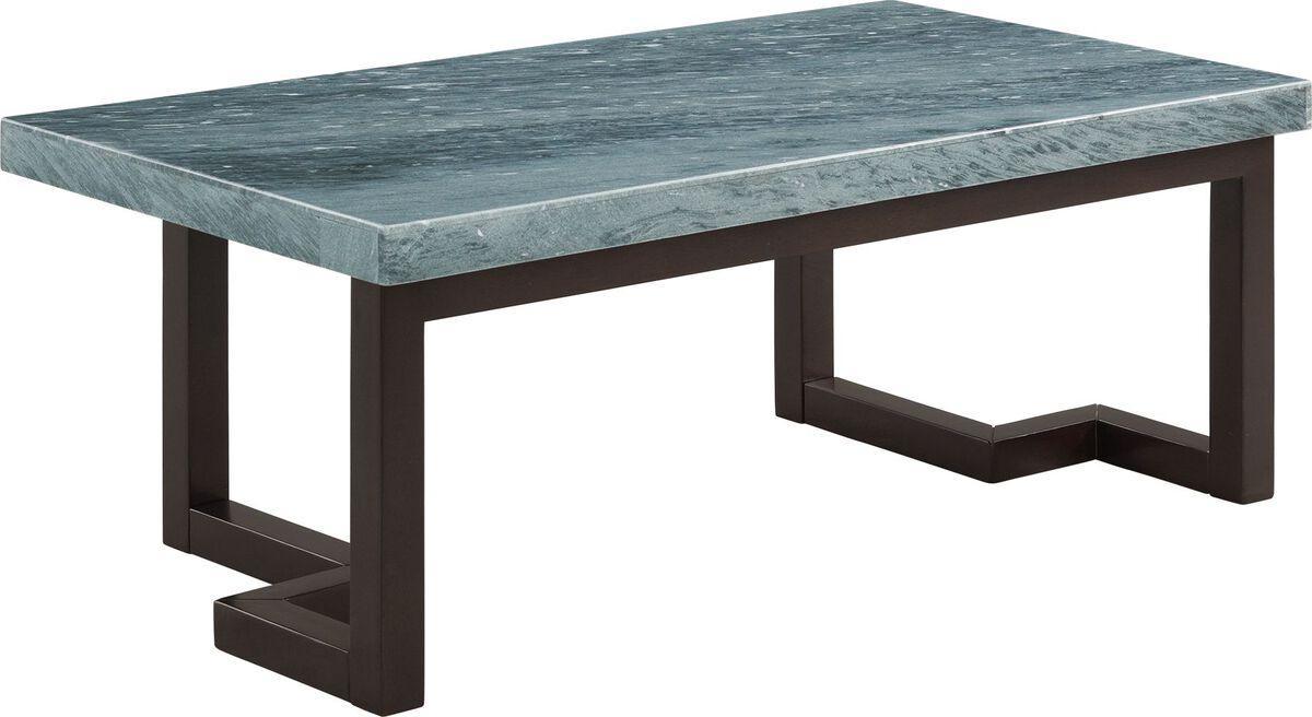 Elements Living Room Sets - Cypher 2PC Occasional Marble Table Set in Gray