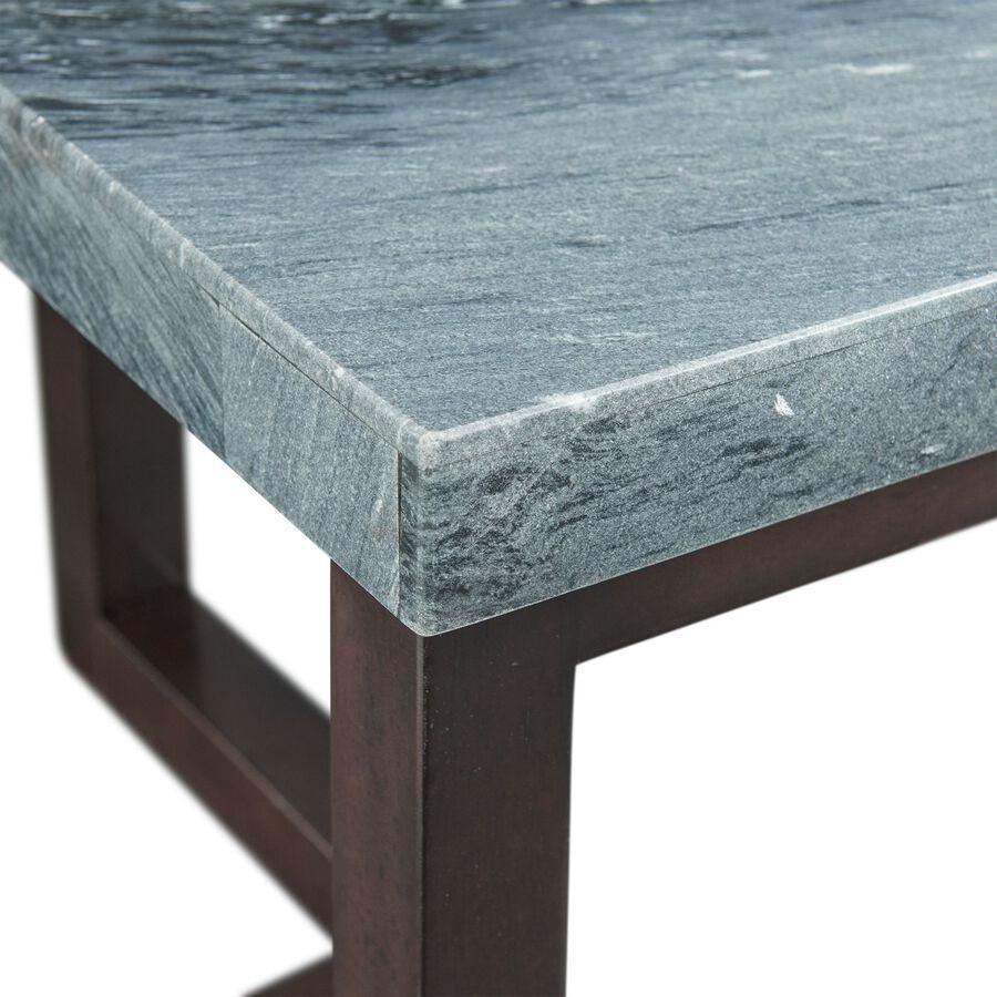 Elements Coffee Tables - Cypher Marble Rectangular Coffee Table in Gray