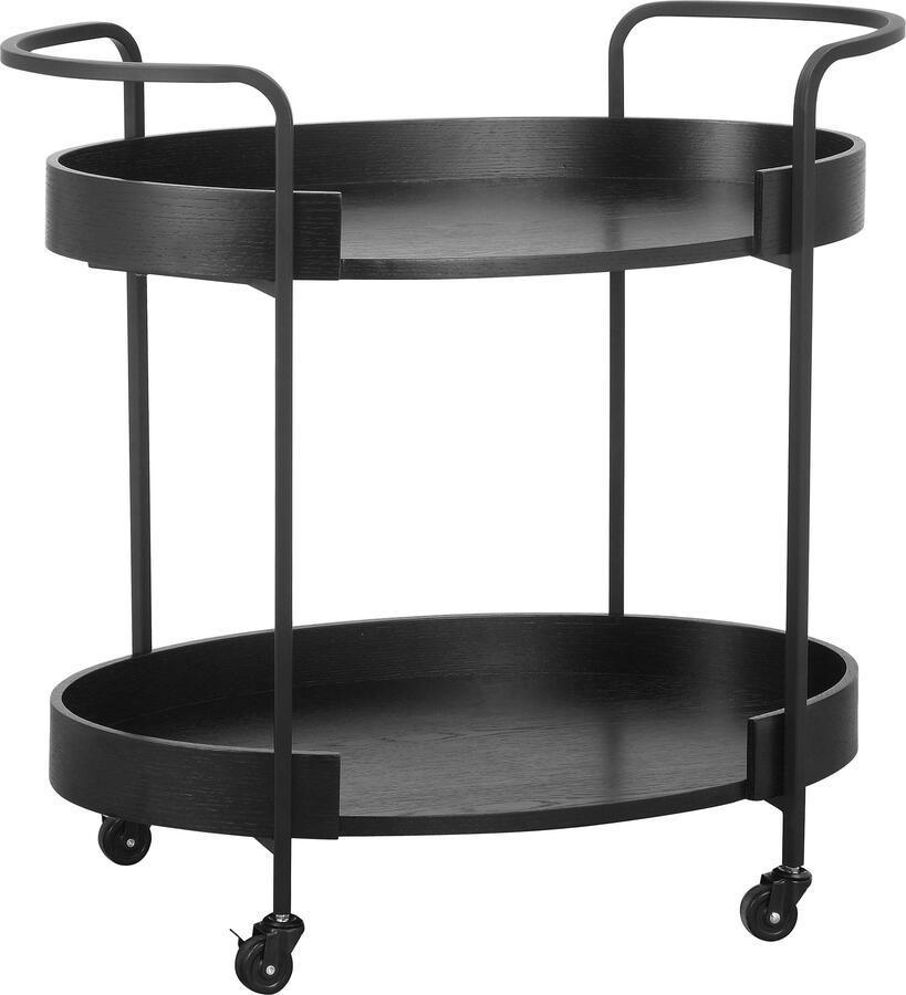 Tov Furniture Kitchen & Bar Carts - Cyril Black Bar Cart