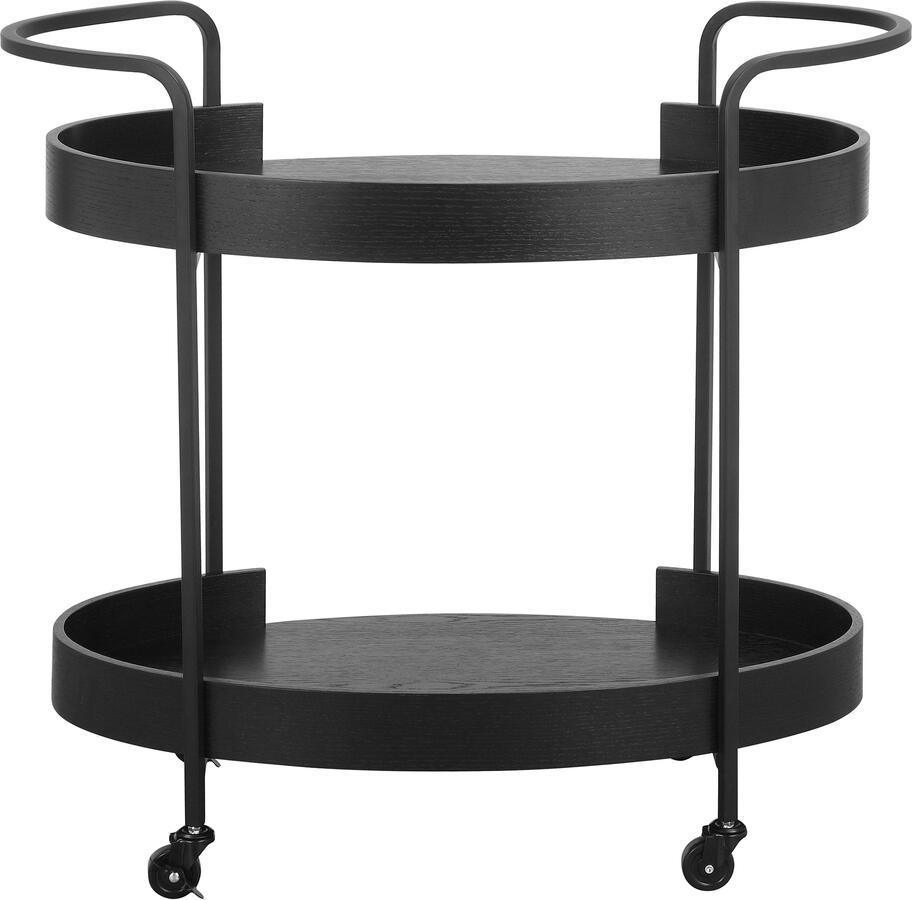 Tov Furniture Kitchen & Bar Carts - Cyril Black Bar Cart