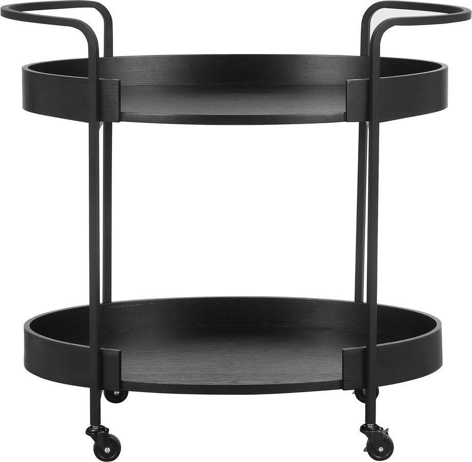 Tov Furniture Kitchen & Bar Carts - Cyril Black Bar Cart