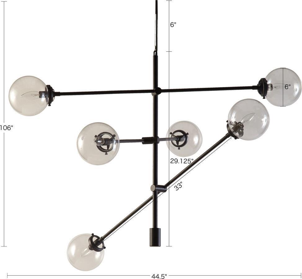 Olliix.com Ceiling Lights - Cyrus Chandelier Antique Bronze
