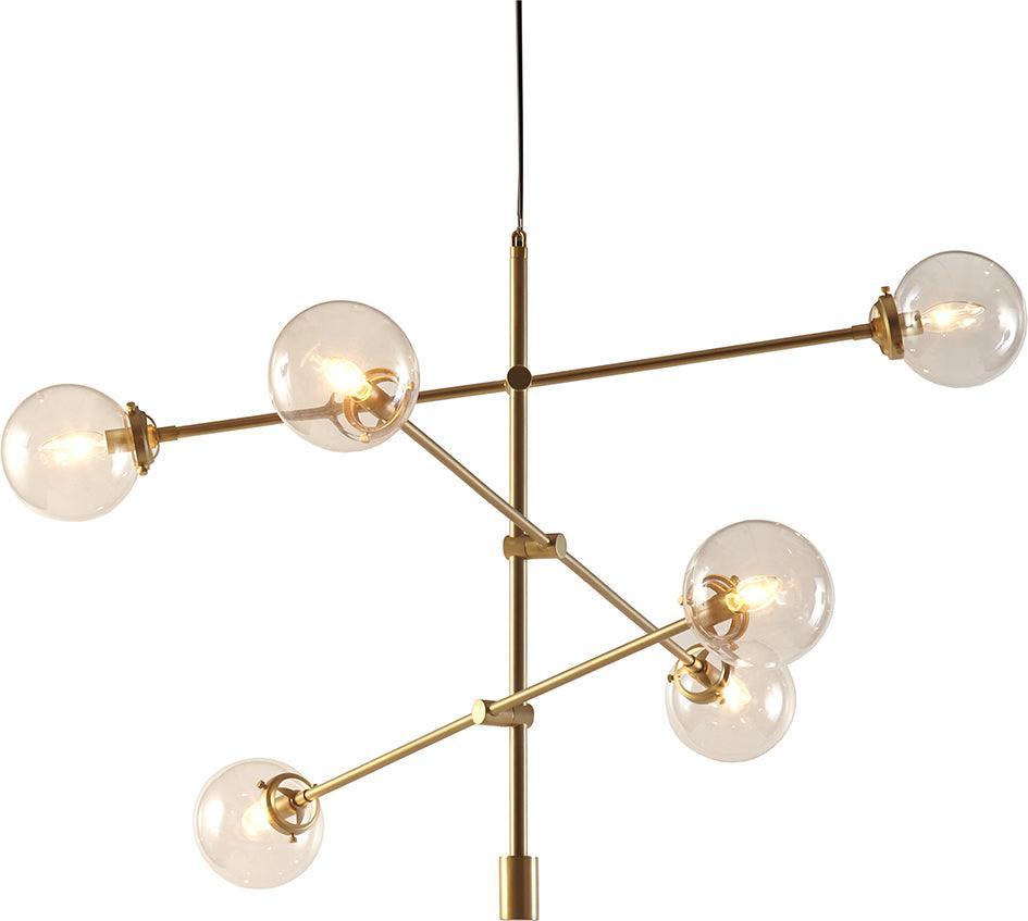 Olliix.com Ceiling Lights - Cyrus Chandelier Gold