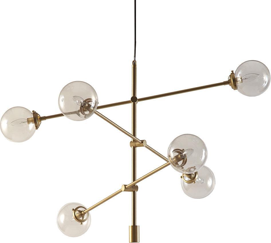 Olliix.com Ceiling Lights - Cyrus Chandelier Gold