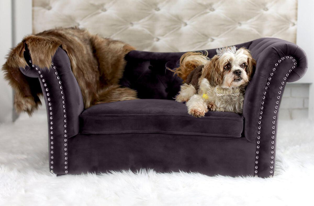 Tov Furniture Dog Beds - Dachshund Grey Pet Bed Grey