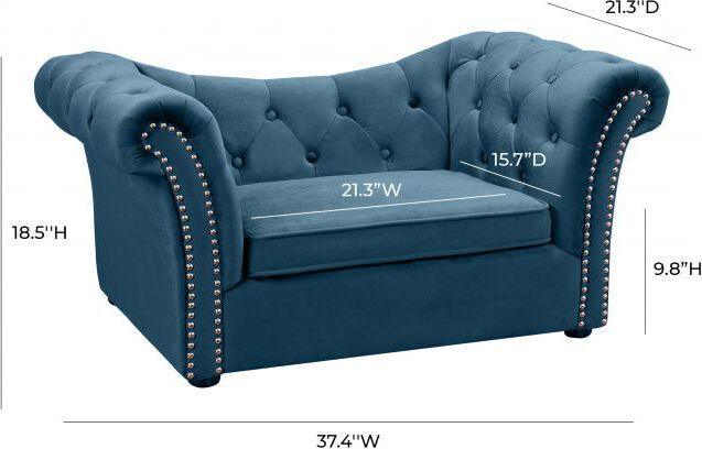 Tov Furniture Dog Beds - Dachshund Navy Pet Bed