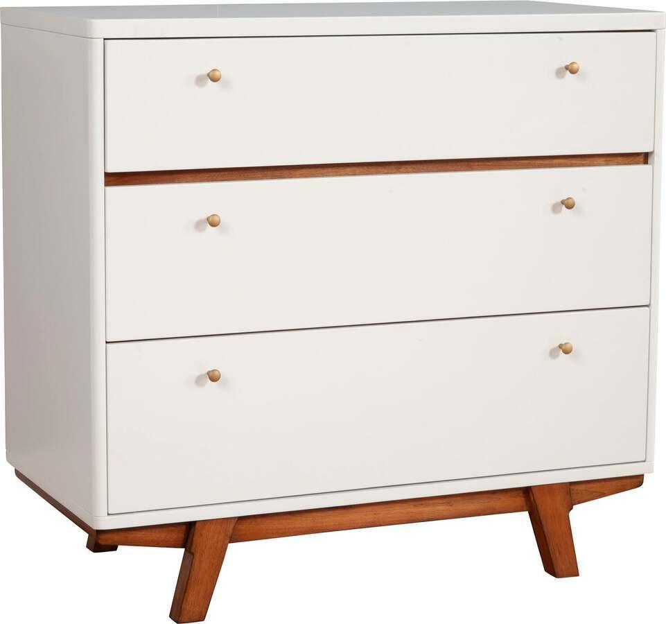 Alpine Furniture Chest of Drawers - Dakota 3 Drawer Small Chest