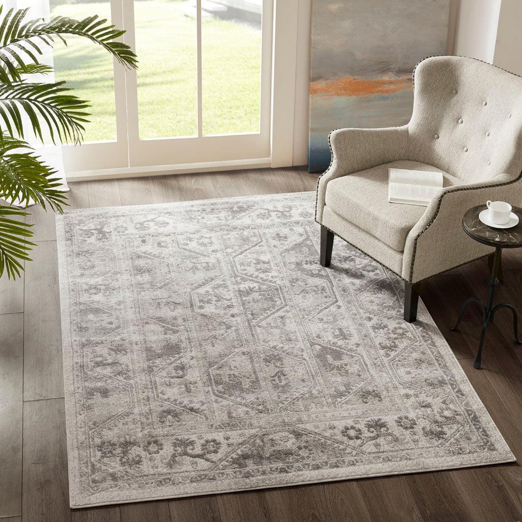 Olliix.com Indoor Rugs - Dakota 5x7 Area Rug Beige & Cream