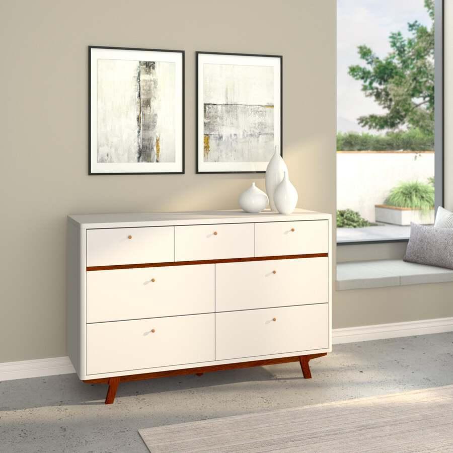 Alpine Furniture Dressers - Dakota 7 Drawer Dresser