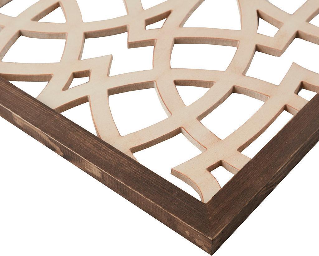 Olliix.com Wall Art - Damask Wood Panel Carved Wall Panel Wood