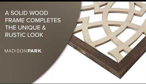 Olliix.com Wall Art - Damask Wood Panel Carved Wall Panel Wood