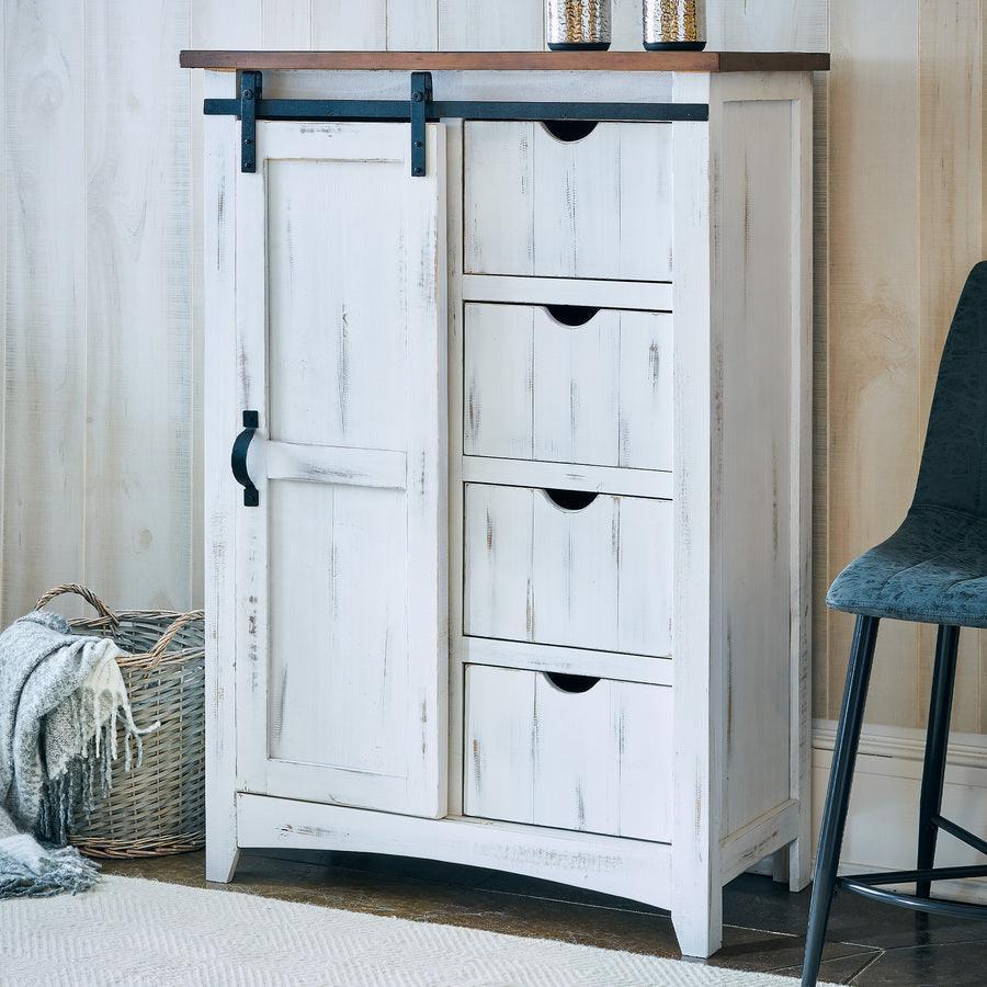 Elements Chest of Drawers - Darby Wardrobe Chest in White