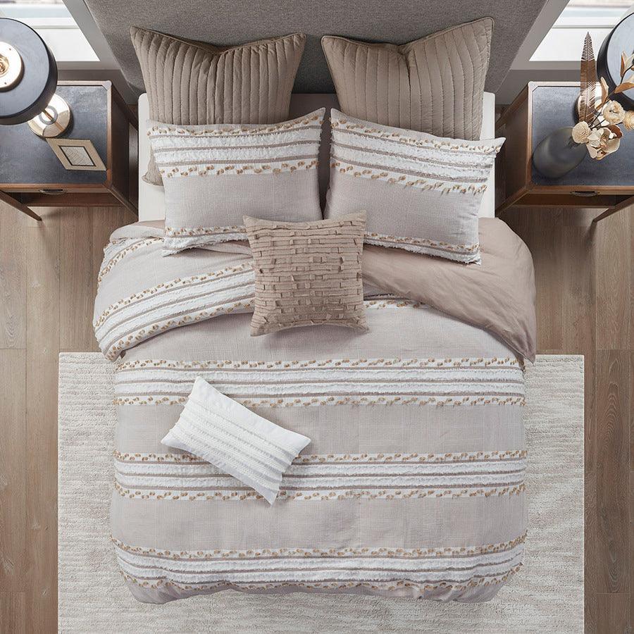 Olliix.com Pillows - Daria Global Inspired Cotton Oblong Pillow 12"W x 20"L Ivory