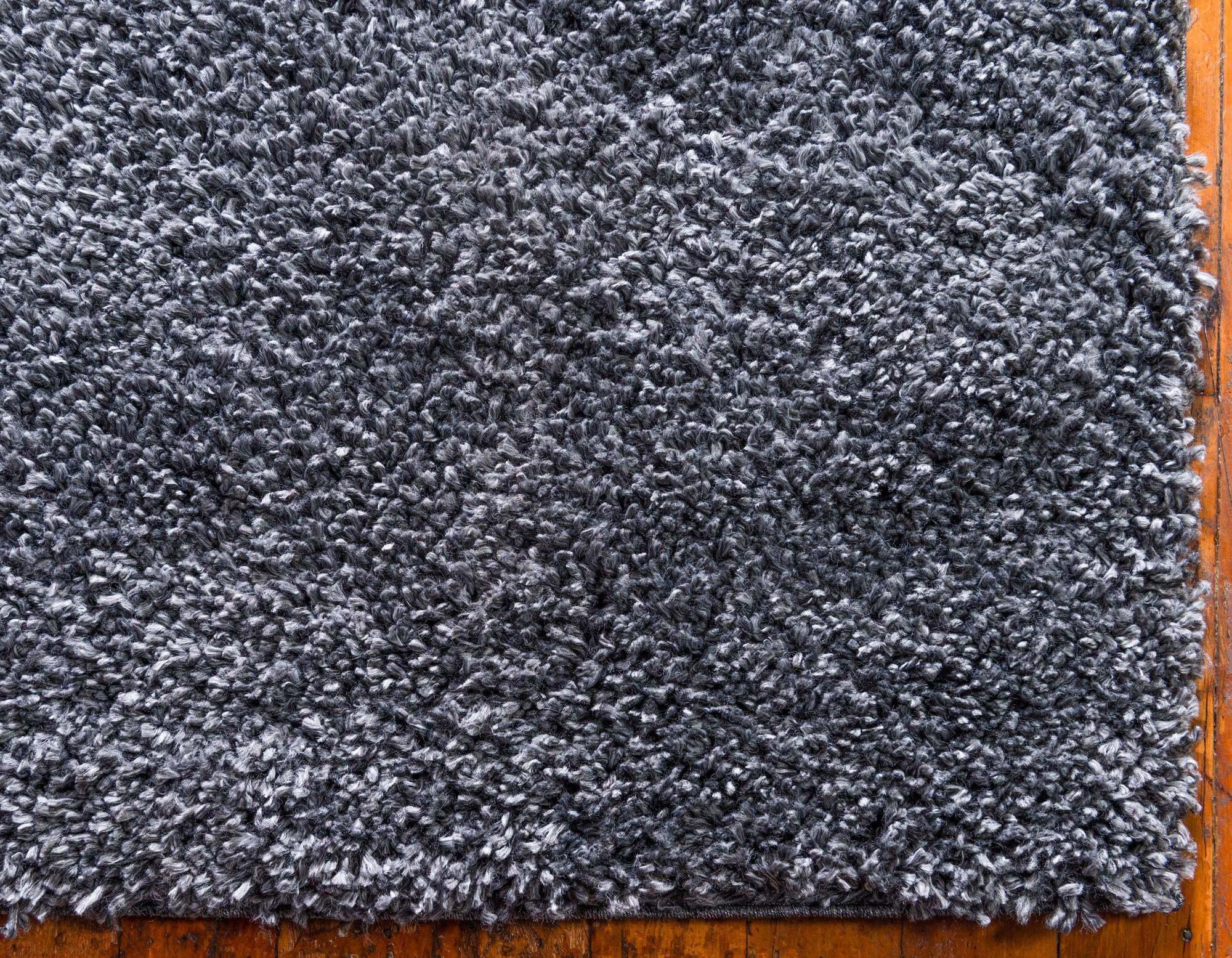 Unique Loom Indoor Rugs - Davos Shag 5x8 Rug Peppercorn