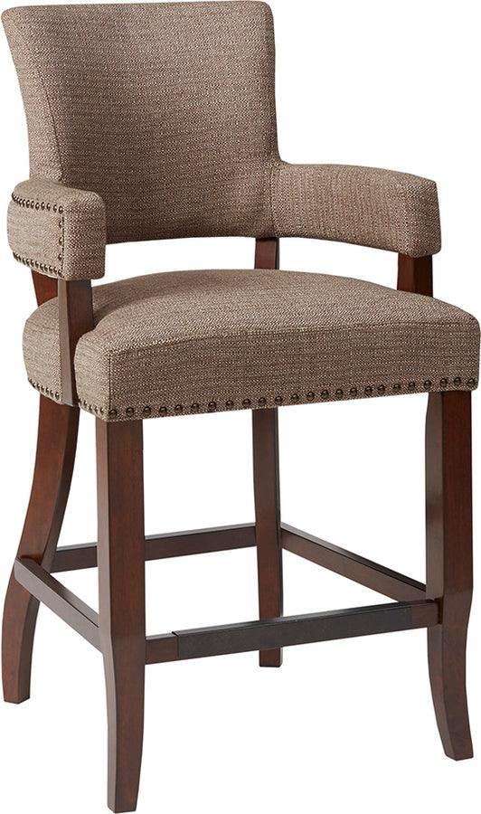 Olliix.com Barstools - Dawson Arm 26?? Counter Stool Brown