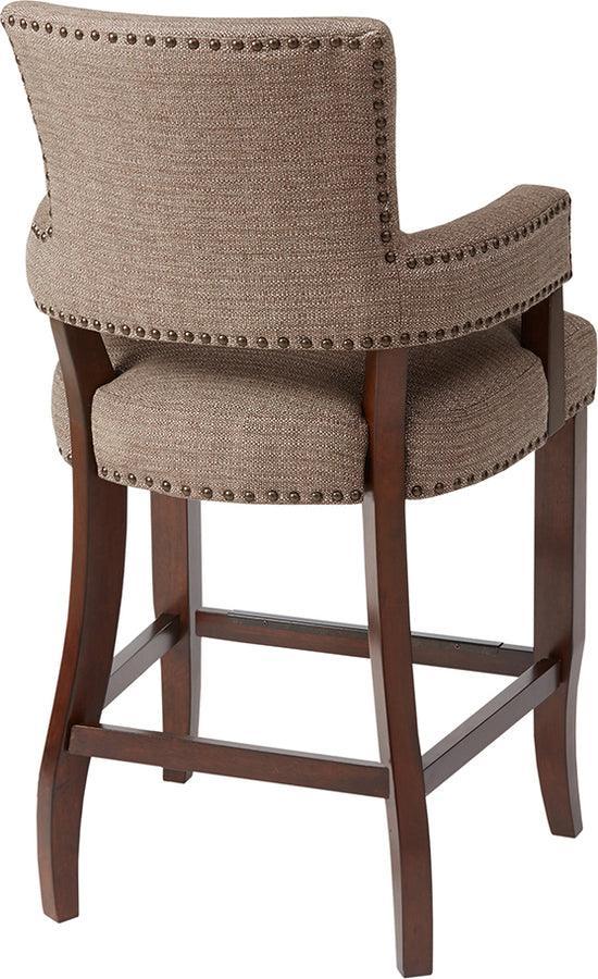Olliix.com Barstools - Dawson Arm 26?? Counter Stool Brown