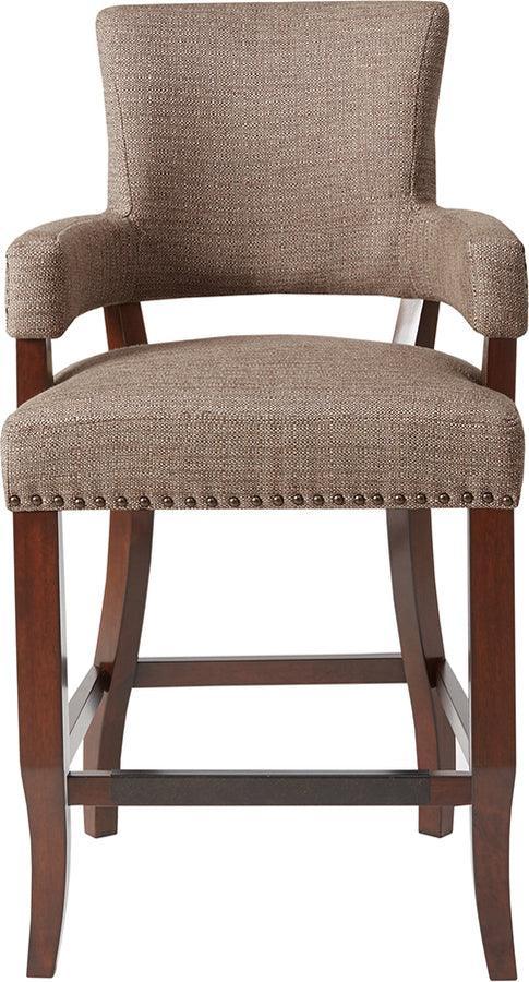 Olliix.com Barstools - Dawson Arm 26?? Counter Stool Brown