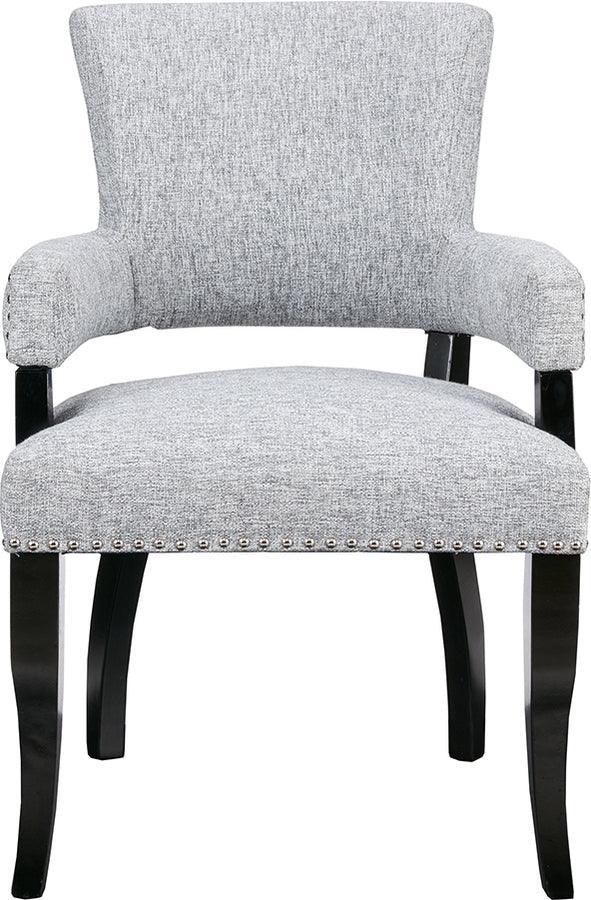 Olliix.com Dining Chairs - Dawson Transitional Arm Dining Chair 24W x 25.5D x 35H" Gray