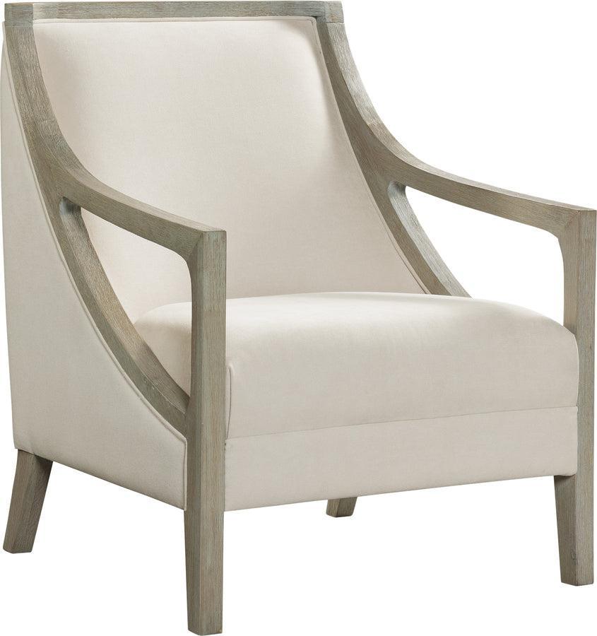 Elements Accent Chairs - Dayna Accent Chair with White Wash Frame Natural