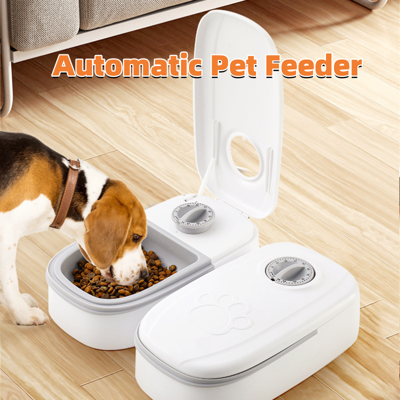 Regis Pet Grooming Supplies - Automatic Pet Feeder Smart Food Dispenser For Cats Dogs Timer Stainless Steel Bowl Auto Dog Cat Pet Feeding Pets Supplies