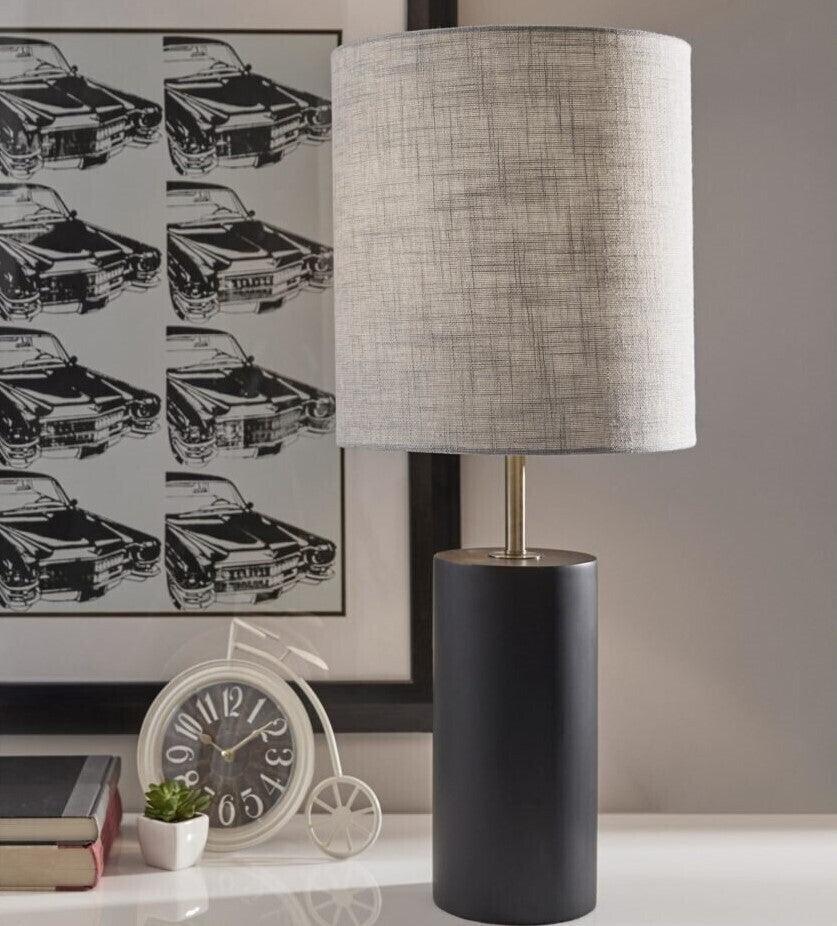 Adesso Table Lamps - Dean Table Lamp Gray & Black