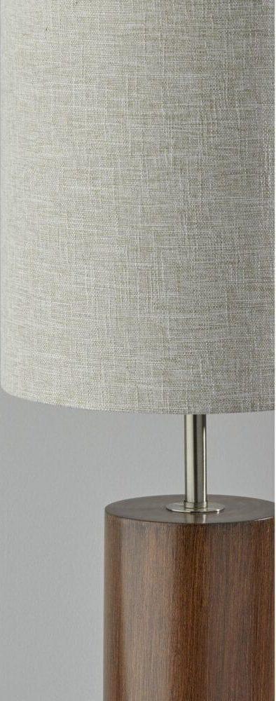 Adesso Table Lamps - Dean Table Lamp Walnut & Natural