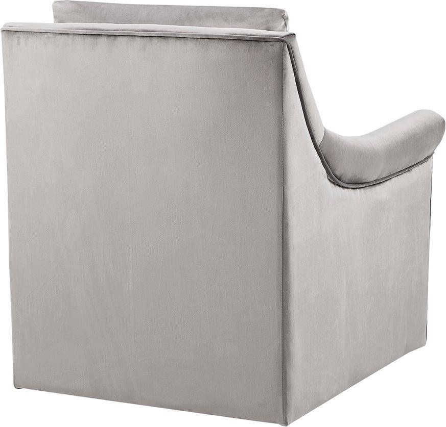 Olliix.com Accent Chairs - Deanna Swivel Chair Gray