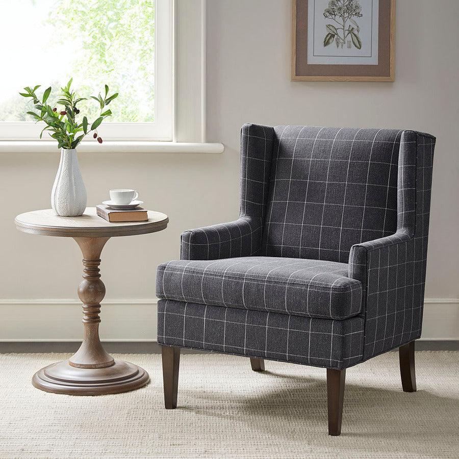 Olliix.com Accent Chairs - Decker Accent Armchair Charcoal