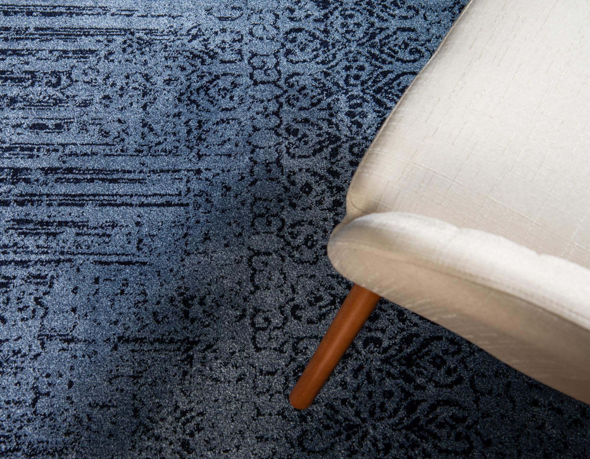 Unique Loom Indoor Rugs - Del Mar 5x8 Rug Blue