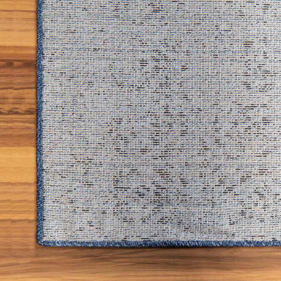 Unique Loom Indoor Rugs - Del Mar Contemporary Palace Rectangular Rug Blue