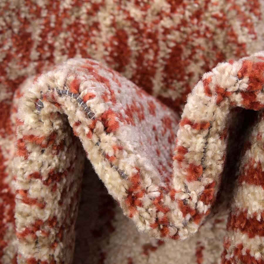 Unique Loom Indoor Rugs - Del Mar Contemporary Palace Rectangular Rug Red