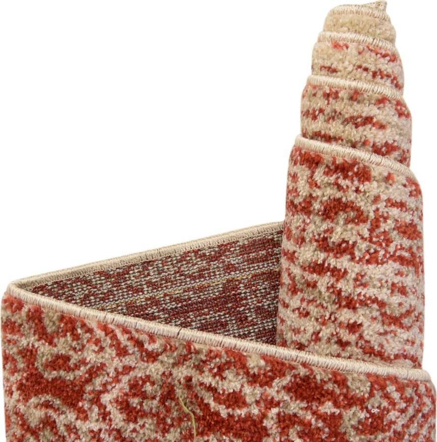 Unique Loom Indoor Rugs - Del Mar Contemporary Palace Rectangular Rug Red