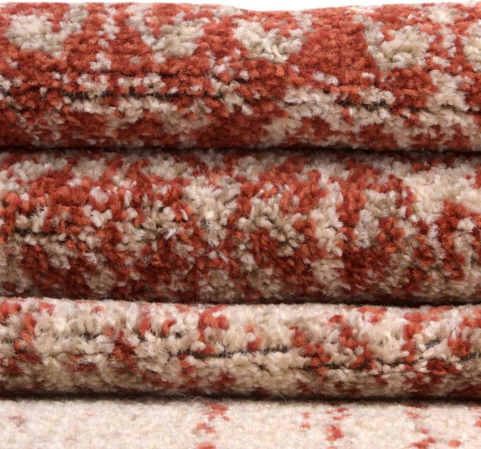 Unique Loom Indoor Rugs - Del Mar Contemporary Palace Rectangular Rug Red