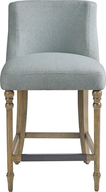 Olliix.com Barstools - Delaney 25" Upholstered Counter Stool Reclaimed Brown