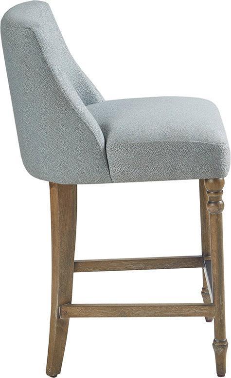 Olliix.com Barstools - Delaney 25" Upholstered Counter Stool Reclaimed Brown