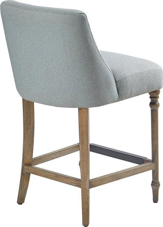 Olliix.com Barstools - Delaney 25" Upholstered Counter Stool Reclaimed Brown