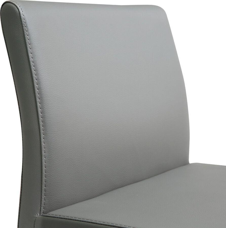 Tov Furniture Barstools - Denmark Counter Stool Stainless Steel & Gray (Set of 2)