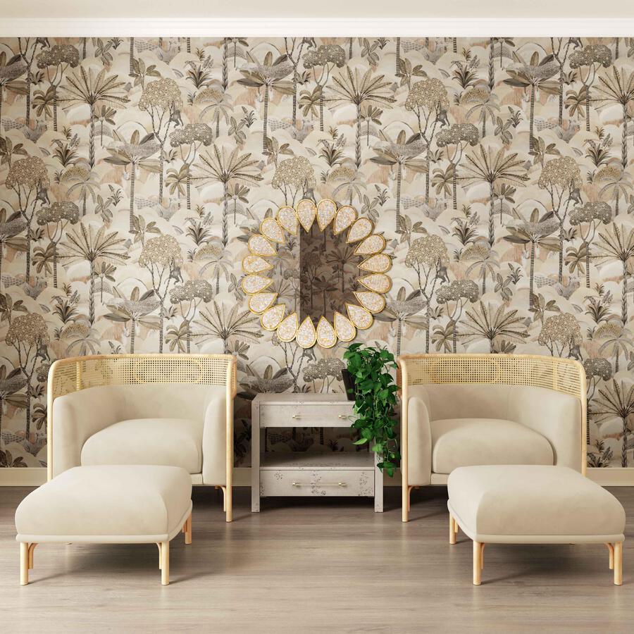 Tov Furniture Accent Chairs - Desiree Cream Velvet Accent Chair