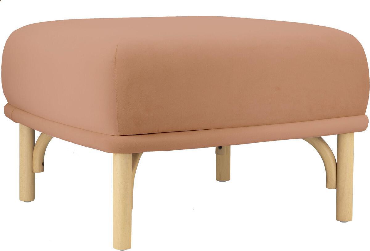 Tov Furniture Ottomans & Stools - Desiree Mauve Velvet Ottoman Mauve