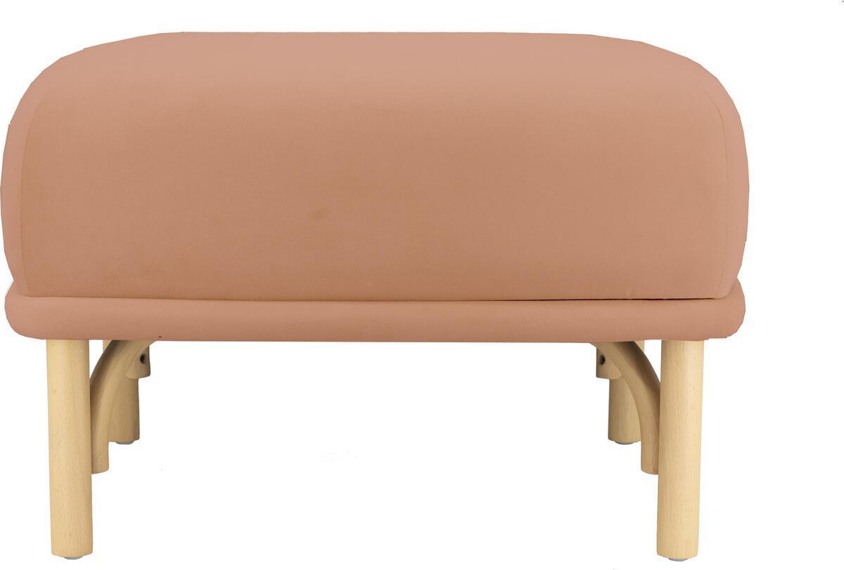 Tov Furniture Ottomans & Stools - Desiree Mauve Velvet Ottoman Mauve