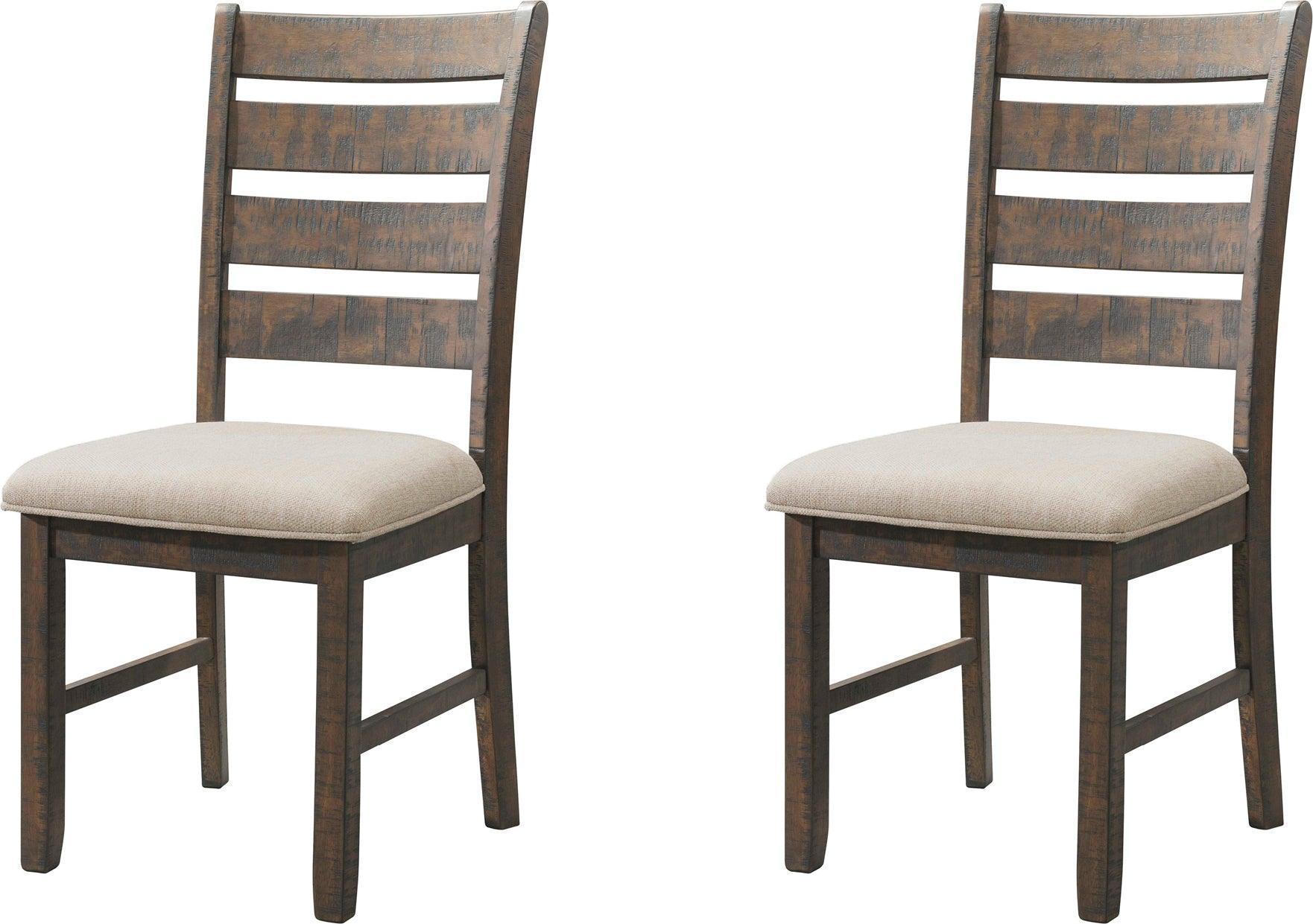 Elements Dining Chairs - Dex Ladder Back Side Chair Set (Set of 2)