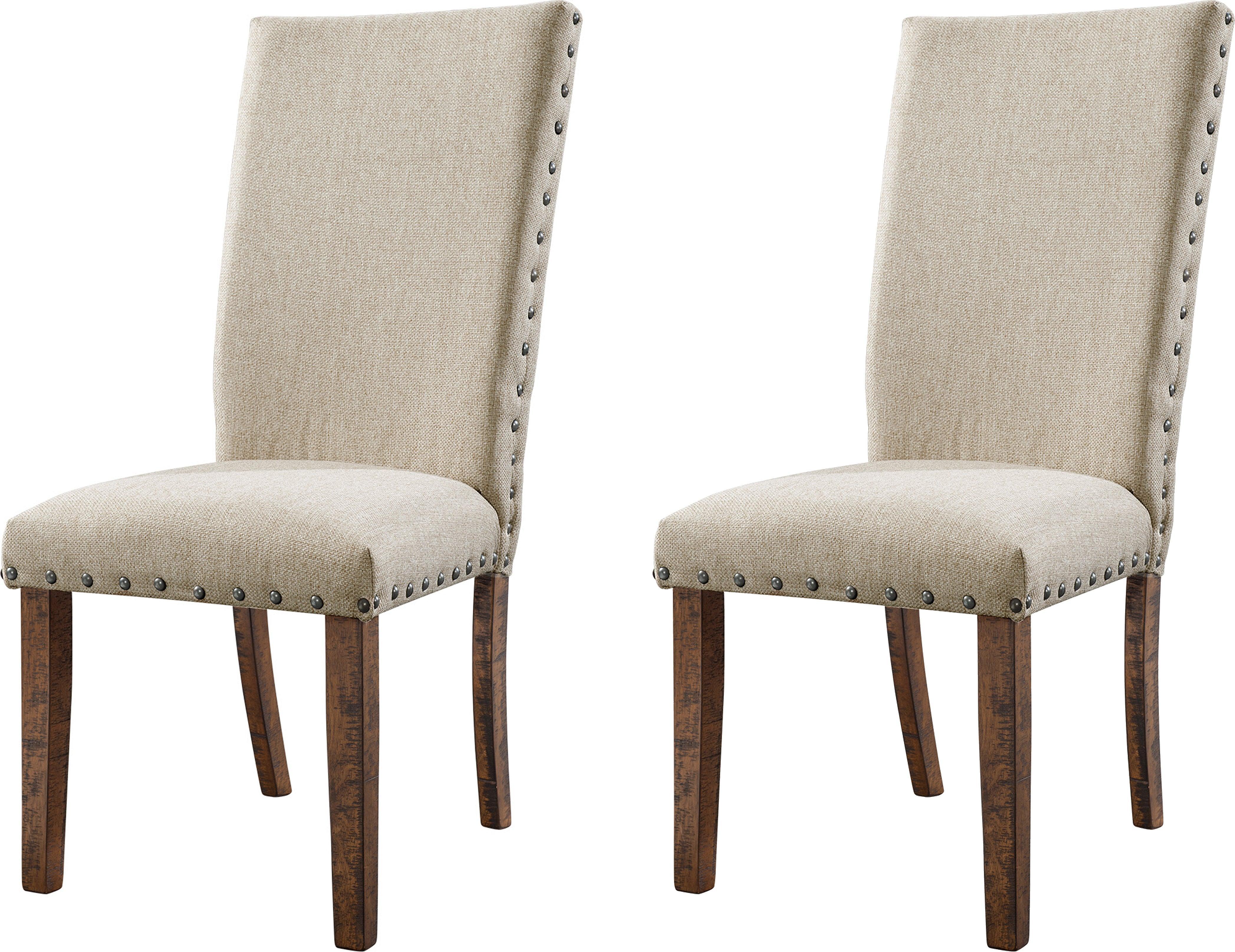 Elements Dining Chairs - Dex Upholstered Side Chair Set (Set of 2)